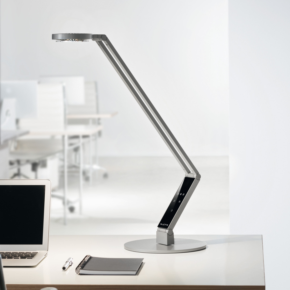 Lampada da tavolo Luctra Radial - in metallo - argento - 680 lm - Luctra