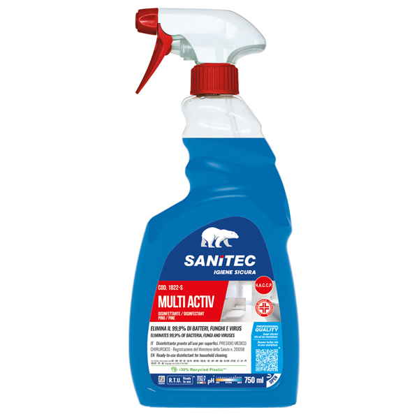 Disinfettante Multi Activ Bagno - trigger da 750 ml - Sanitec