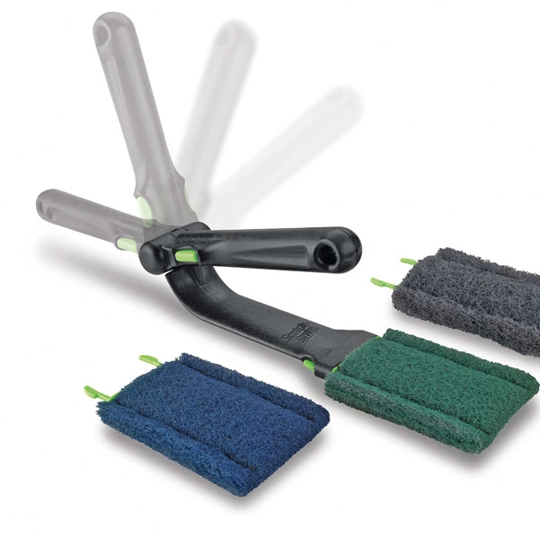 Tamponi media aggressivit&agrave; Fryer&Kitchen Cleaning Tool - verde - Scotch-Brite - conf. 6 pezzi