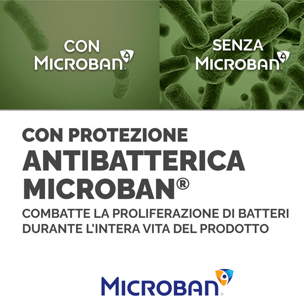 Poggiapolsi da tastiera in FoamFusion Microban PlusTouch - nero - Fellowes