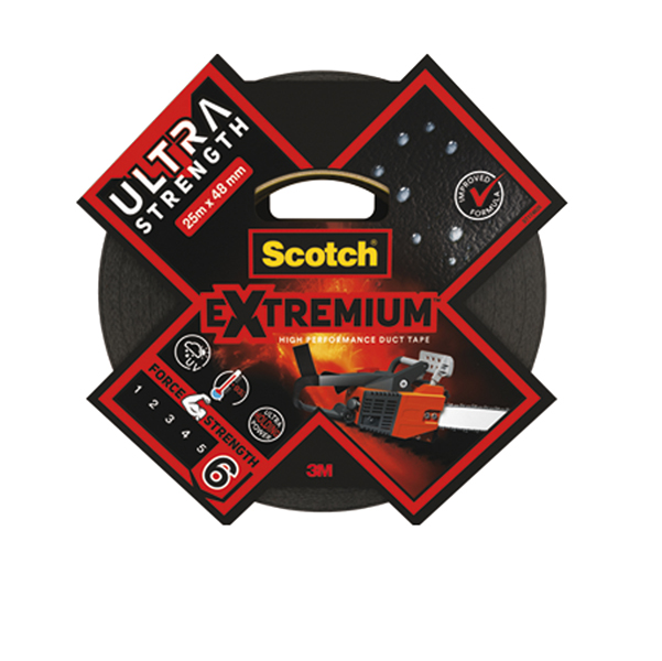 Nastro adesivo extra resistenete - 48 mm x 25 mt - nero - Scotch