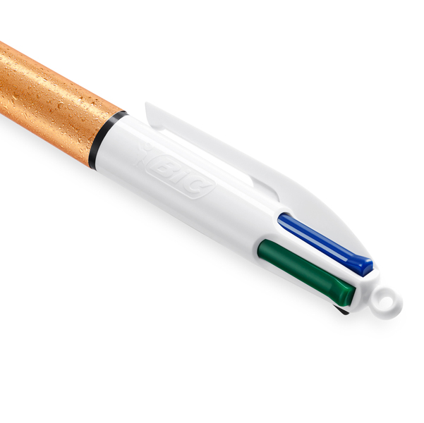 Penna a sfera a scatto 4 colori Party - 1,0 mm - Bic - scatola 12 pezzi