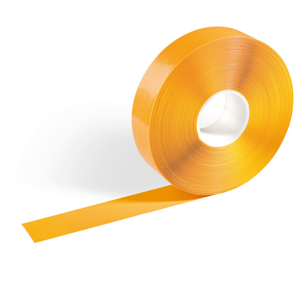 Nastro adesivo DURALINESTRONG 50/05 1021 - permanente - 5 cm x 30 m - giallo - Durable