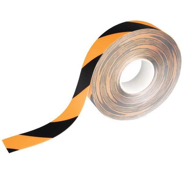 Nastro adesivo DURALINESTRONG 50/05 1043 - rimovibile - 5 cm x 15 m - giallo/nero - Durable