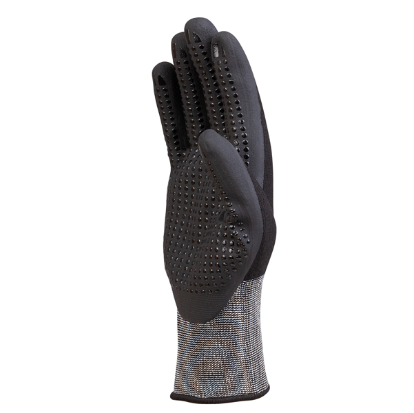 Guanti VE724NO - maglia poliestere Spandex - taglia 08 - nero - Deltaplus