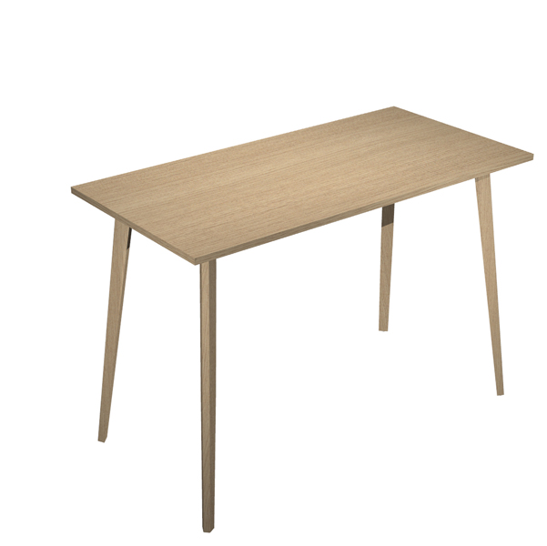 Tavolo alto Woody - 120 x 80 x H 105 cm - rovere - Artexport