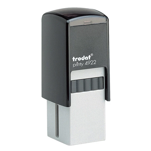 Timbro quadrato 4922 - personalizzabile - 20 x 20 mm - 5 righe - autoinchiostrante - Trodat