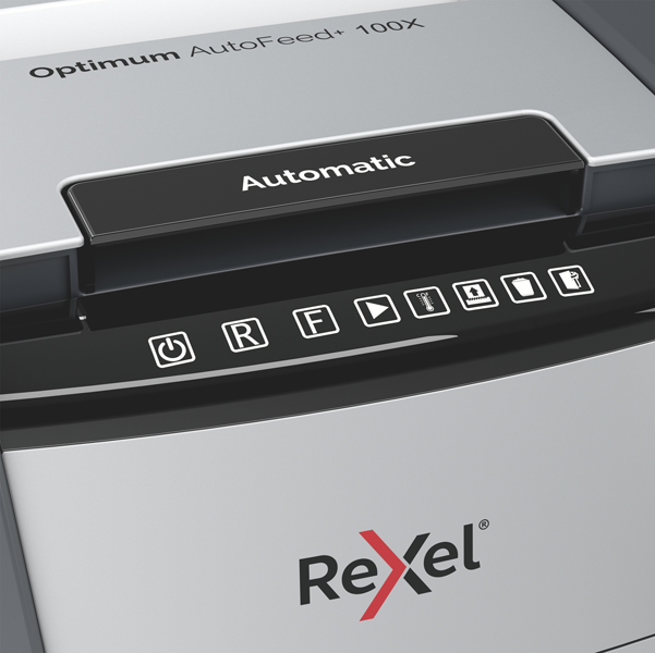 Distruggidocumenti Optimum AutoFeed+ 100X - a frammenti - Rexel