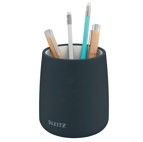 Porta penne Cosy - in ceramica - grigio - Leitz