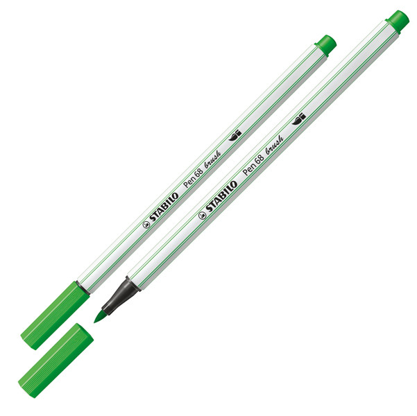 Pennarello Pen 68 Brush Arty Line 568/18 - colori assortiti - Stabilo - astuccio 18 pezzi