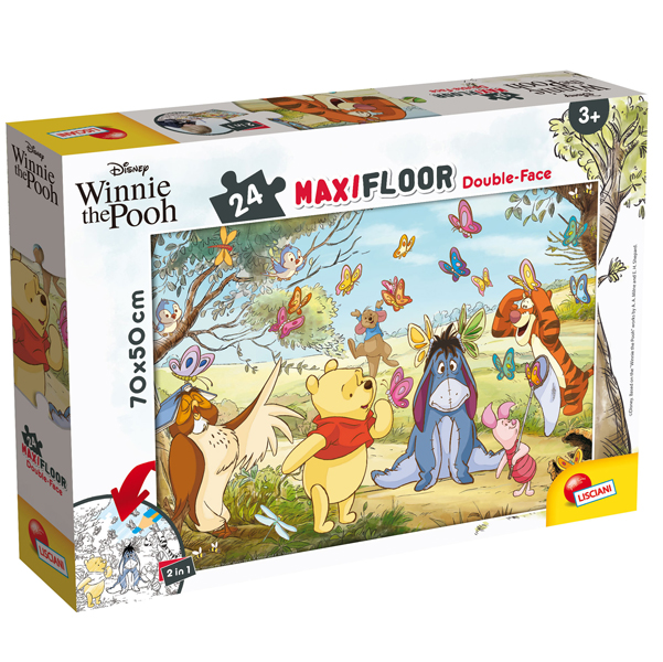 Puzzle Maxi ''Disney Winnie the Pooh'' - 24 pezzi - Lisciani