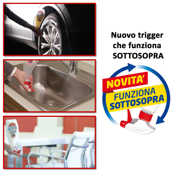 Sgrassatore disinfettante Up Side Down - 600 ml - Chanteclair