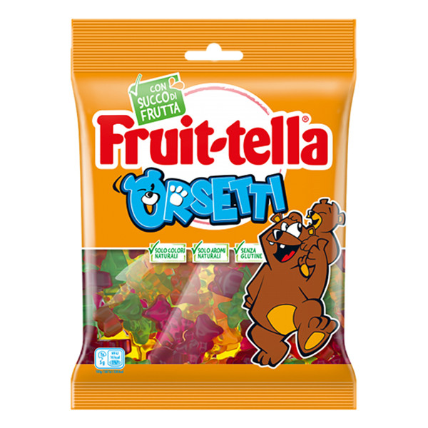 Caramella gommosa - orsetti - formato pocket 90 gr - Fruit-Tella