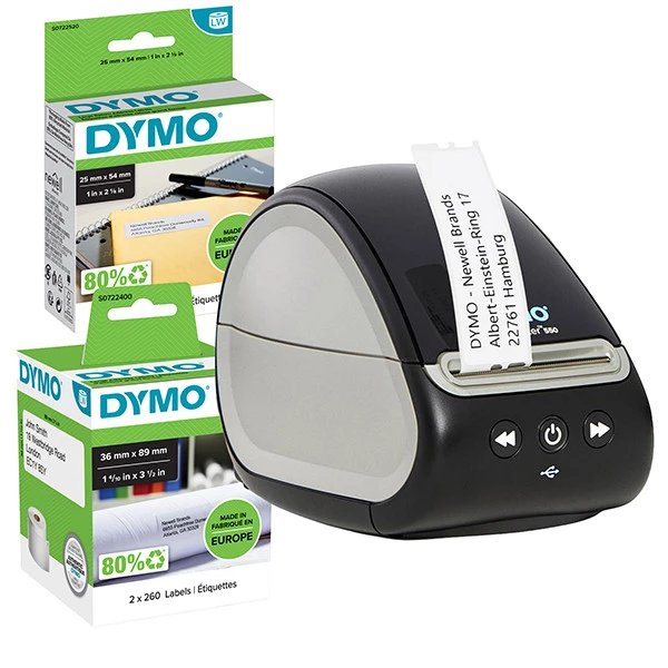 Bundle Dymo Etichettatrice LW500 - 1 rotolo etichette S0722520(48386) - 1 ETICHETTE S0722400(27797)