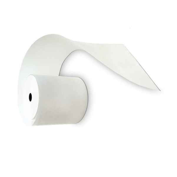 Rotolo per calcolatrice - 57 mm x 40 m - 60 gr - diametro esterno 65 mm - anima 12 mm - bianca - Rotolificio Pugliese - blister 10 pezzi