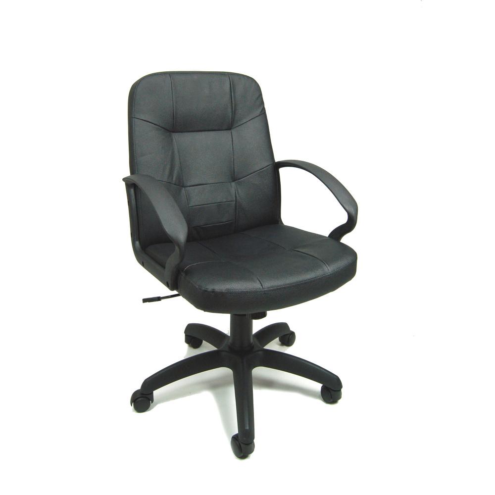 Poltrona visitatore Auriga D - similpelle - nero - Unisit