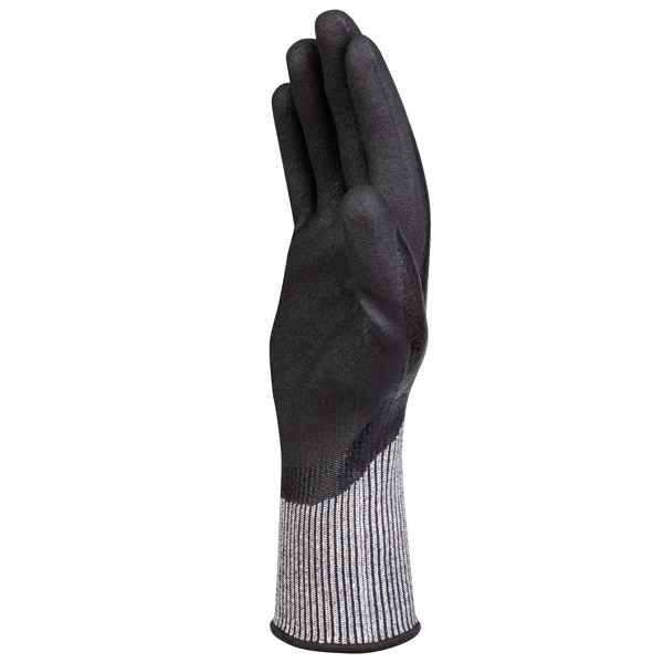 Guanti antitaglio Venicut D04 - deltanocut - palmo in nitrile - taglia 10 - nero - Deltaplus