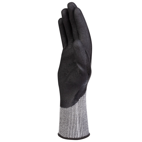 Guanti antitaglio Venicut D04 - maglia deltanocut - palmo in doppio nitrile - taglia 10 - nero - Deltaplus