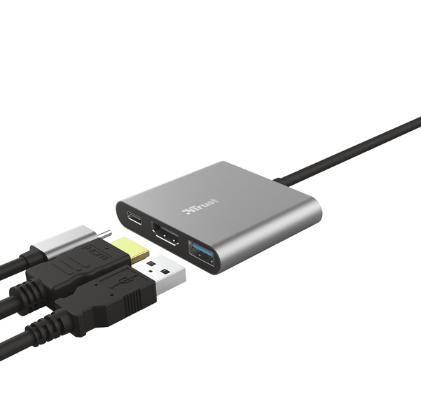Adattatore USB-C - multiporta 3-in-1 Dalyx - Trust