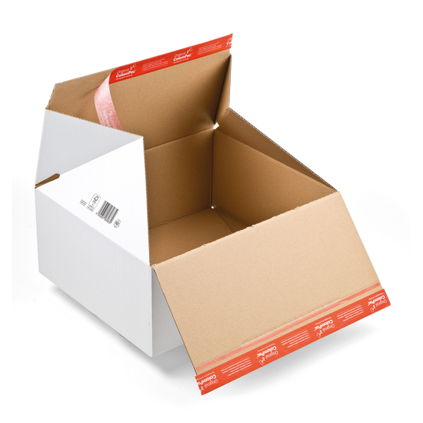 Scatola per spedizione E commerce - 30,6 x 18,6 x 12,7 cm - bianco - Colompac