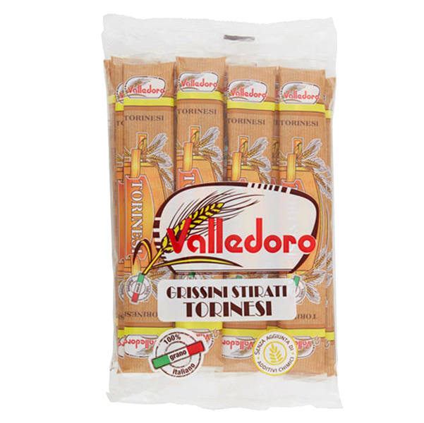 Grissini Torinesi - 240gr - multipack 17 monoporzioni - Valledoro