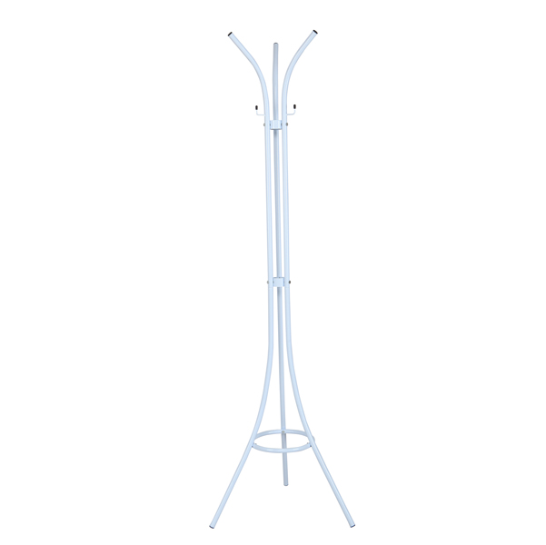 Appendiabiti - 3 supporti - acciaio - 175 cm bianco - King Collection