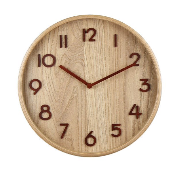 Orologio da parete Wood - diametro 32 cm - legno - Methodo