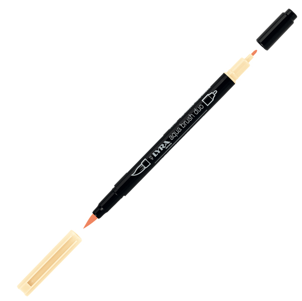 Pennarello Aqua Brush Duo - skin tones - Lyra - conf. 6 pezzi