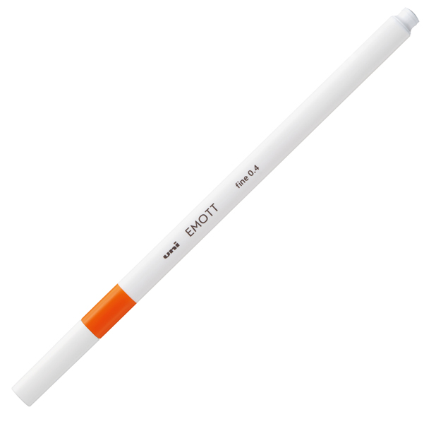 Fineliner Emott - tratto 0.4 mm - arancione - Uni Mitsubishi