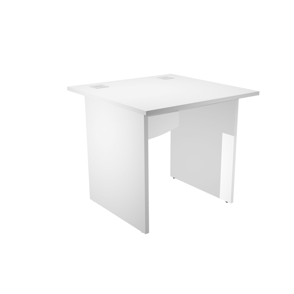 Scrivania Operativa AgorA' Basic - fianchi melaminico - 80 x 80 x H73 cm - bianco - Artexport