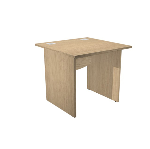 Scrivania Operativa AgorA' Basic - fianchi melaminico - 80 x 80 x H73 cm - rovere - Artexport