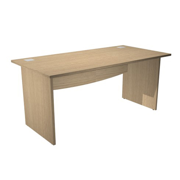 Scrivania Operativa AgorA' Basic - fianchi melaminico - 160 x 80 x H73 cm - rovere - Artexport