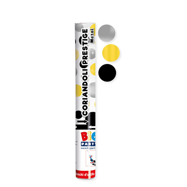 Sparacoriandoli Cannon - colori assortiti - metal - gittata 8 mt - Big Party