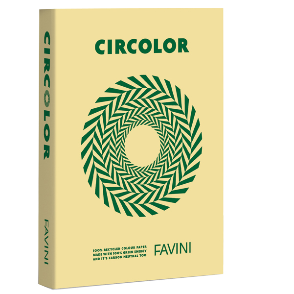 Carta Circolor - A4 - 80 gr - giallino - Favini - conf. 500 fogli