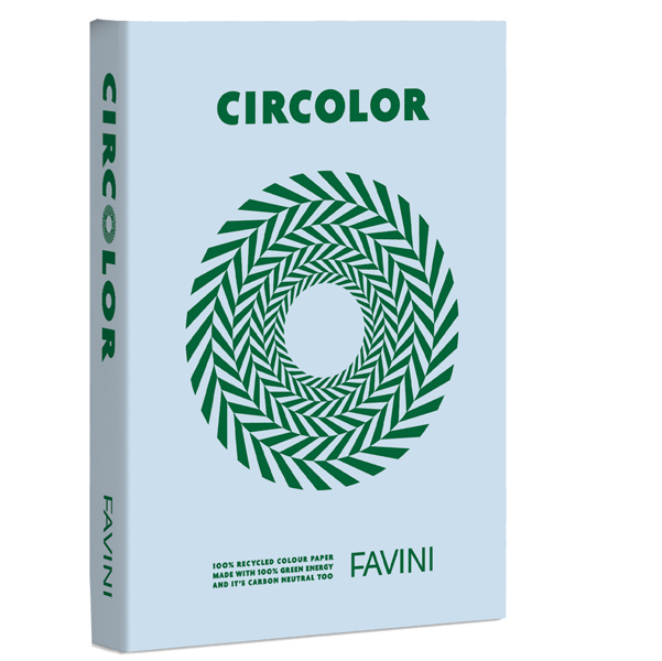 Carta Circolor - A4 - 80 gr - celeste - Favini - conf. 500 fogli