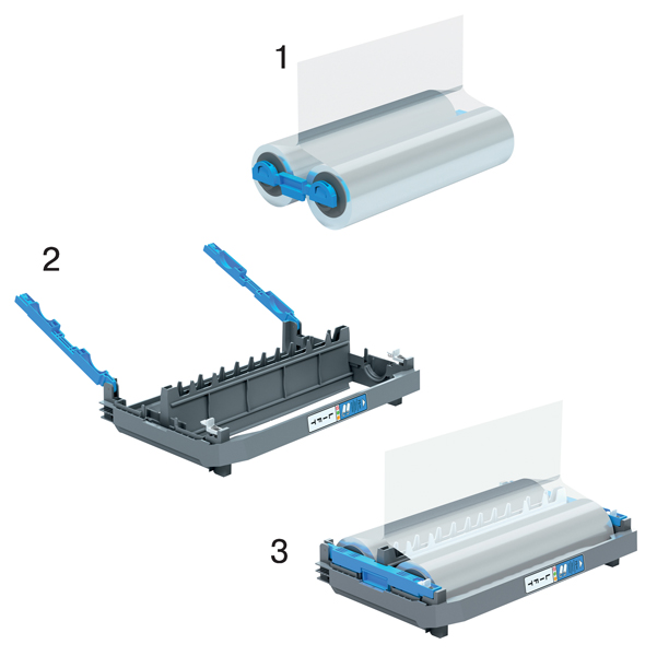 Cartuccia ricaricabile - struttura con film incluso - 75 micron - lucido - per plastificatrice Foton 30 - GBC