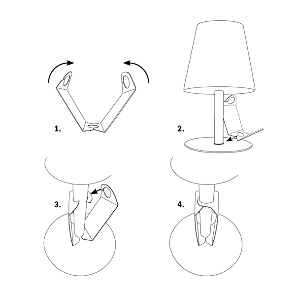 Lampada da tavolo - a led - waterproof - Securit