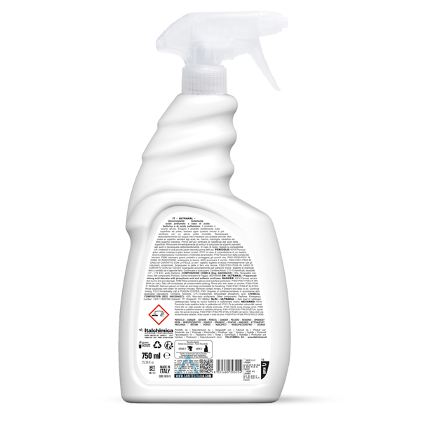 Disincrostante Ultrakal - fortemente acido - profumato - 750 ml - Sanitec