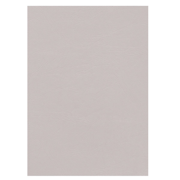 Copertine per rilegatura - A4 - cartoncino groffrato semilpelle - 250 gr - bianco - Fellowes - conf.100 pezzi