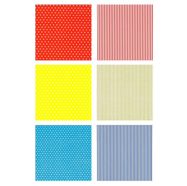 Rotolo carta regalo - 2 mt x 70 cm - fantasie righe e pois - Rex Sadoch - espositore 50 pezzi