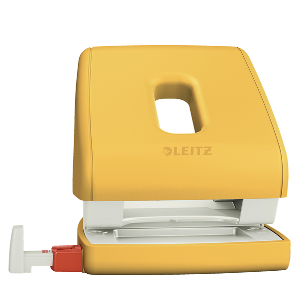 Perforatore Cosy - a 2 fori - giallo - Leitz