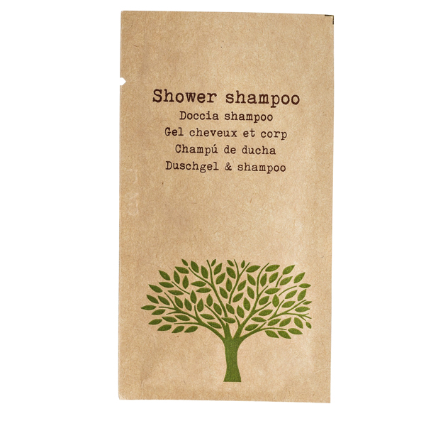 Bustina Linea Cortesia Natura - bagnodoccia shampoo - monodose - 10 ml - conf. 150 pezzi