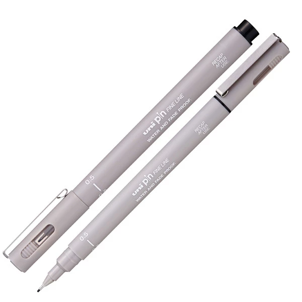 Fineliner Uni Pin - colori assortiti - Uni Mitsubishi - expo 240 pezzi