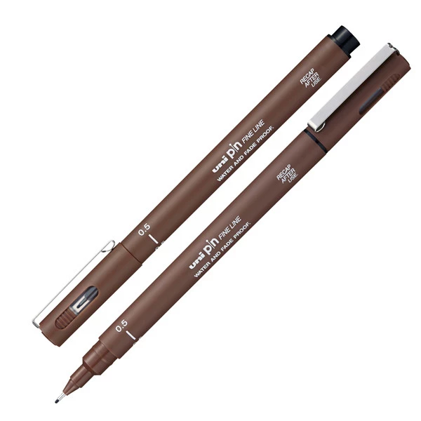 Fineliner Uni Pin - colori assortiti - Uni Mitsubishi - expo 240 pezzi