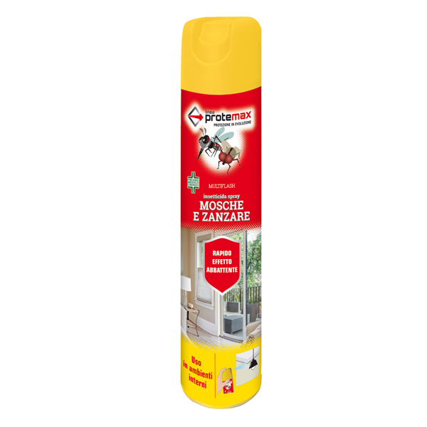 Insetticida spray mosche e zanzare - 500 ml - Protemax