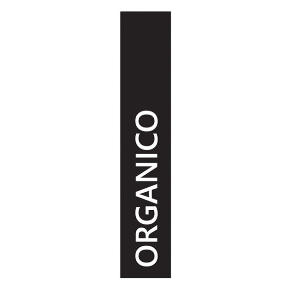 Etichetta in vinile con stampa ''ORGANICO'' per raccolta differenziata