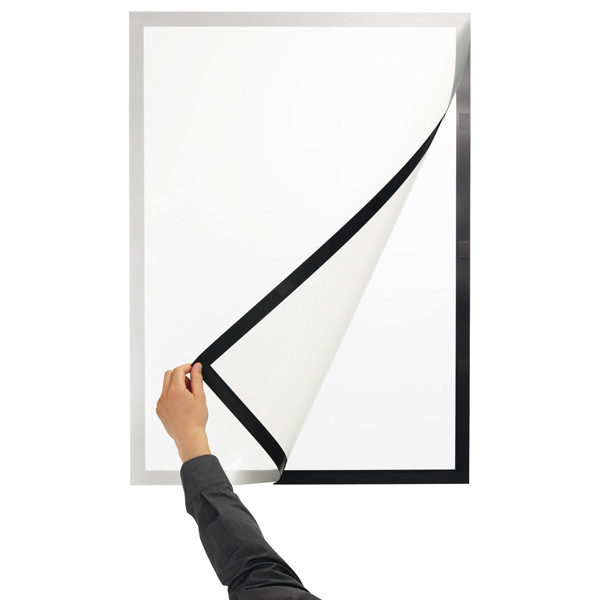 Cornice adesiva Duraframe Poster A1 - 59,4 x 84,1 cm - argento - Durable