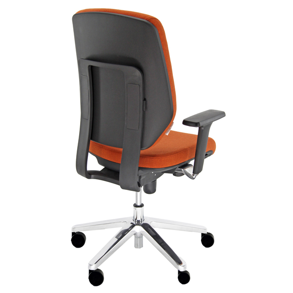 Poltrona semidirezionale Atlantia AAAA - con braccioli regolabili - ruggine - Unisit