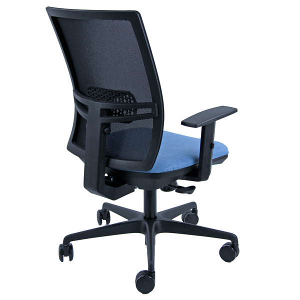 Seduta operativa Combo CMB - con braccioli regolabili - celeste - Unisit