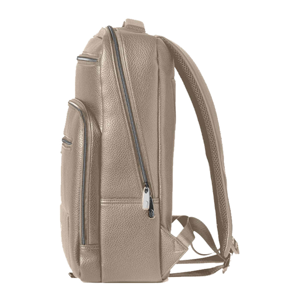 Zaino Gate Trended - 29 x 42 x 15 cm - ecopelle - ghiaccio - InTempo
